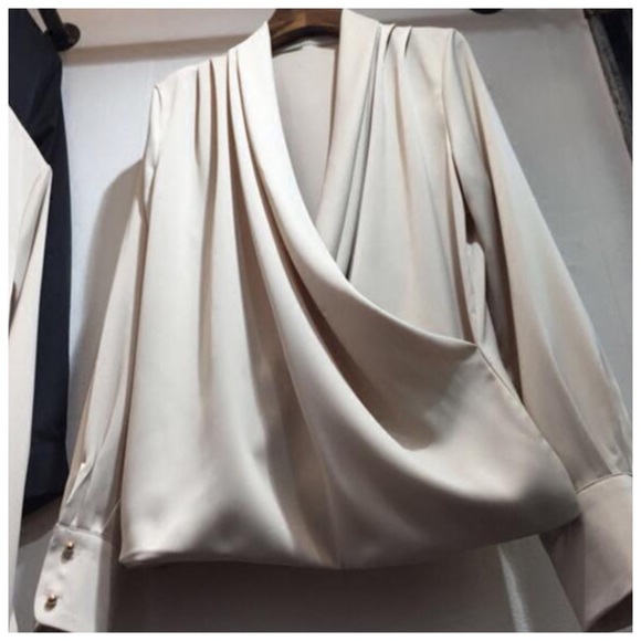 Silky Draping Top - Picture 7 of 8